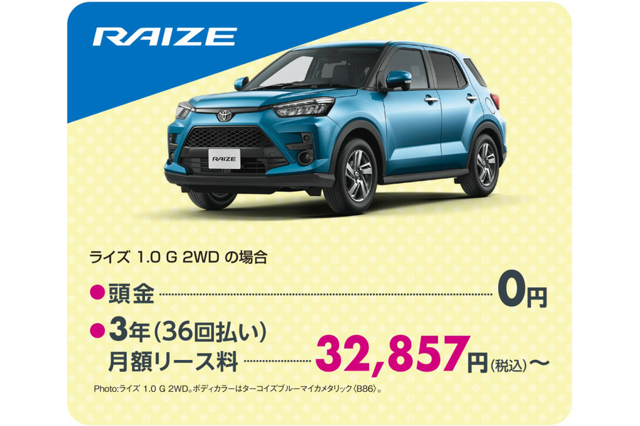ネッツフラット３リースプラン  ネッツトヨタ和歌山株式会社