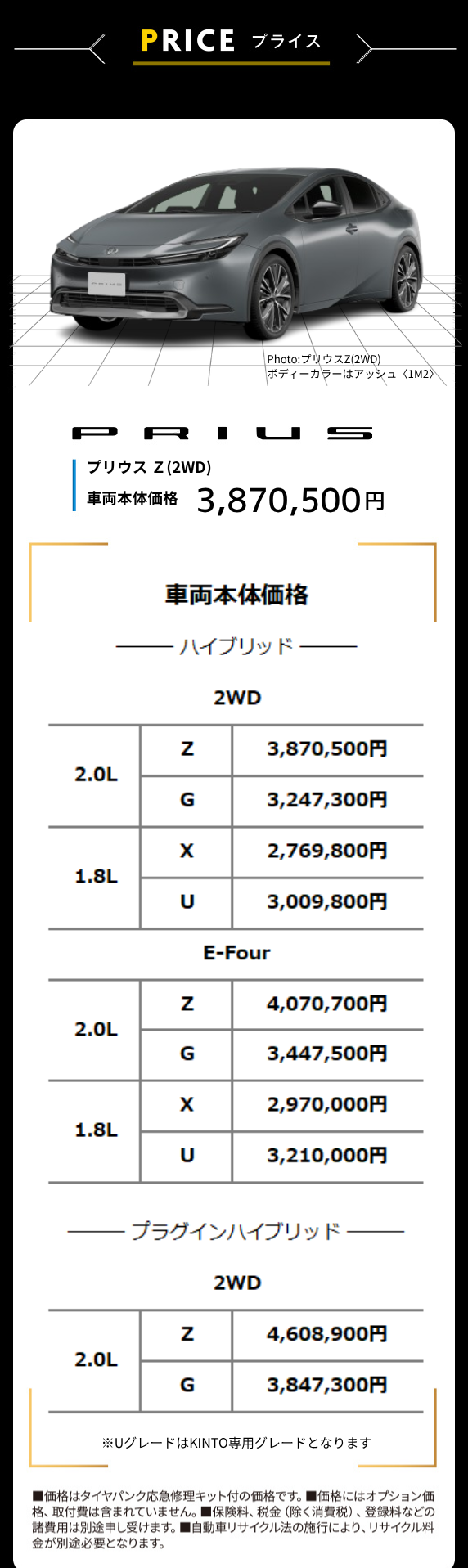 新型プリウス | ネッツトヨタ和歌山株式会社