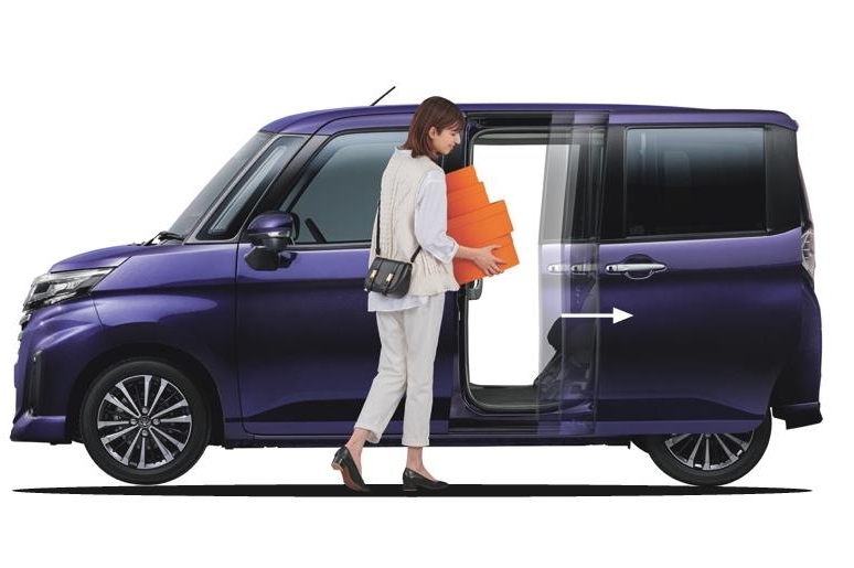 【モデル入り素材】ウェルカムパワースライドドア（運転席・助手席側）