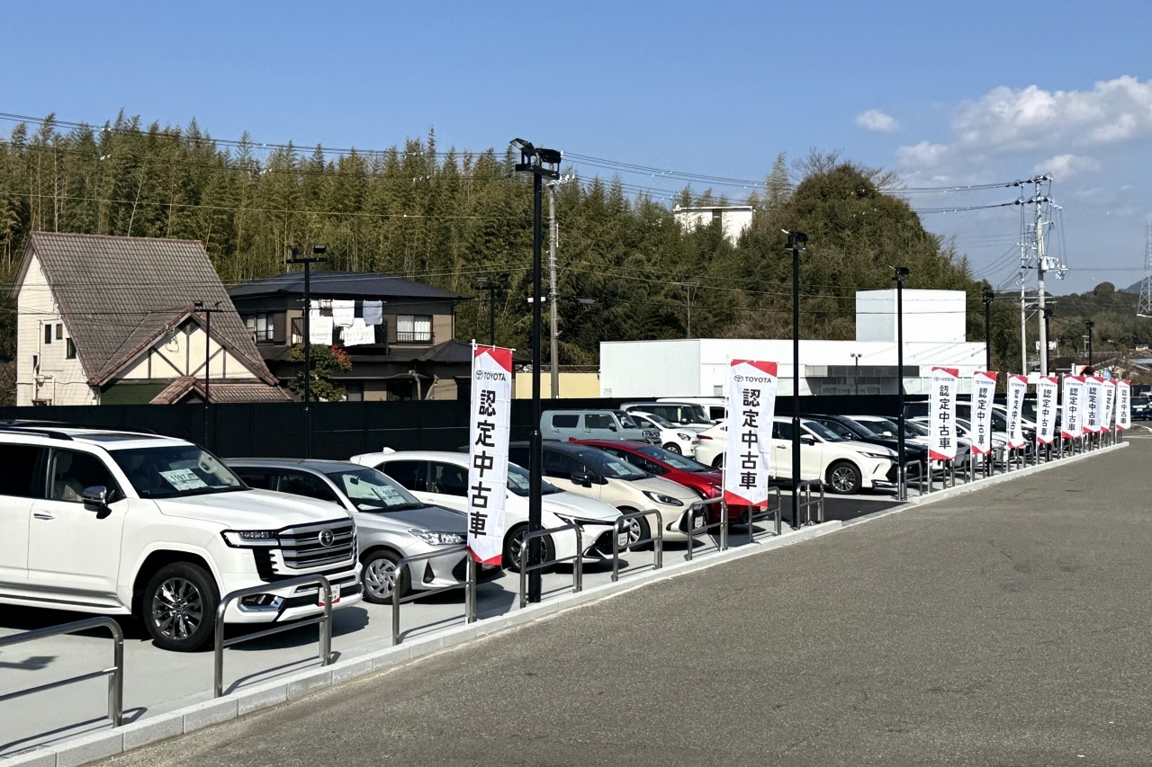 20260214田辺店中古車展示場新設オープン④